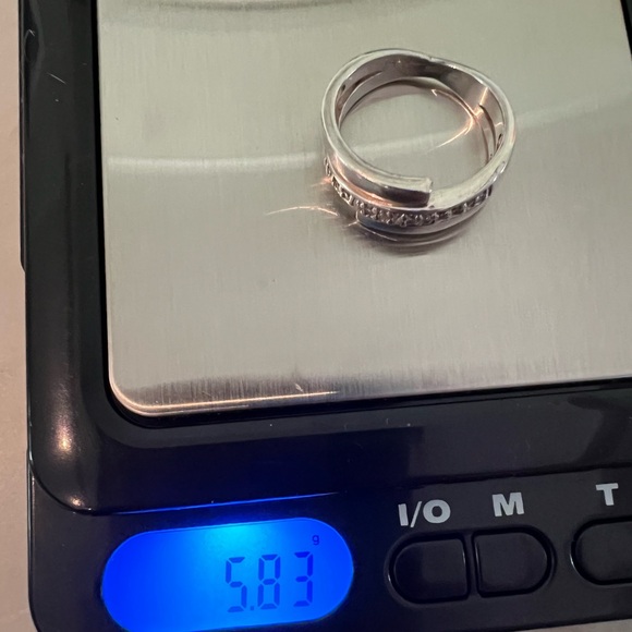 Diamond wrap band in 925 - Picture 7 of 11